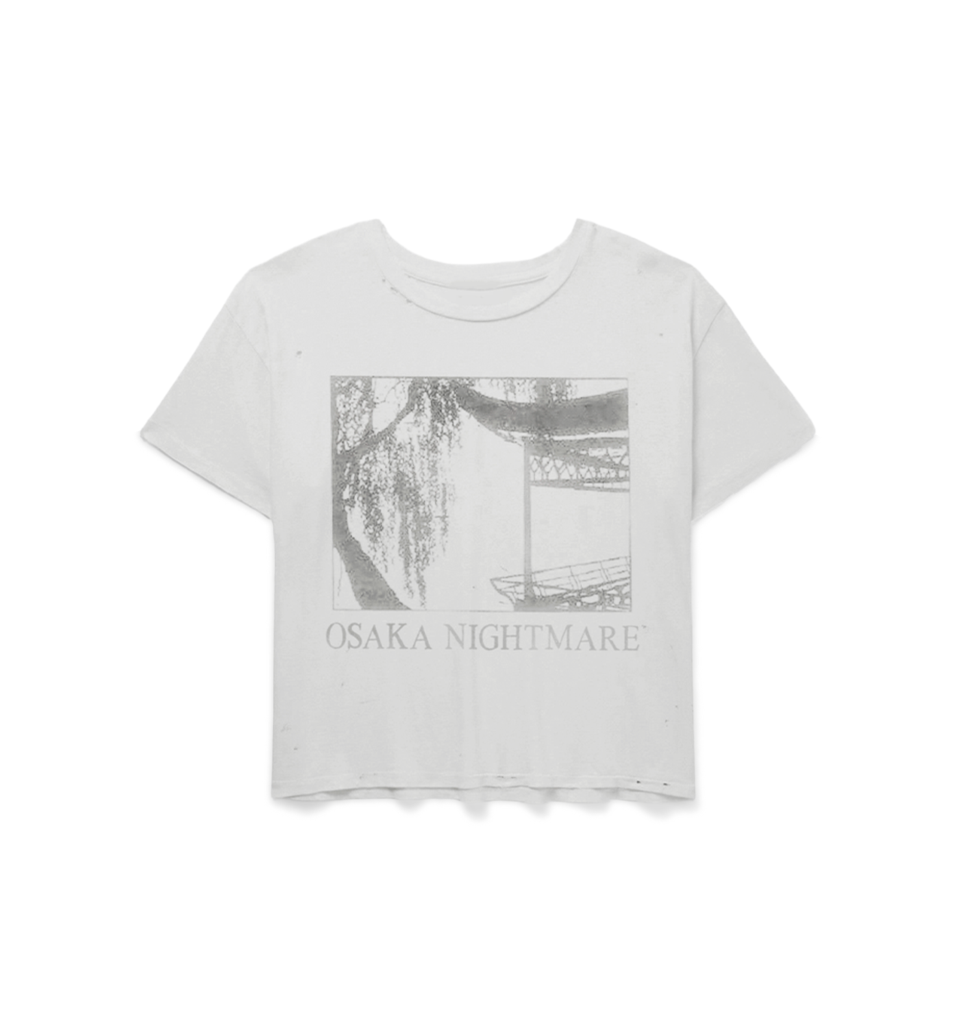 OSAKA NIGHTMARE WHITE T-SHIRT
