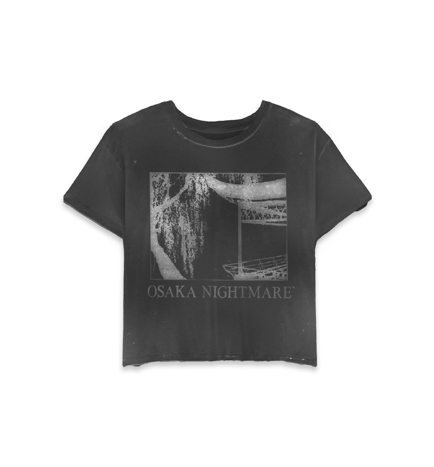 OSAKA NIGHTMARE BLACK T-SHIRT