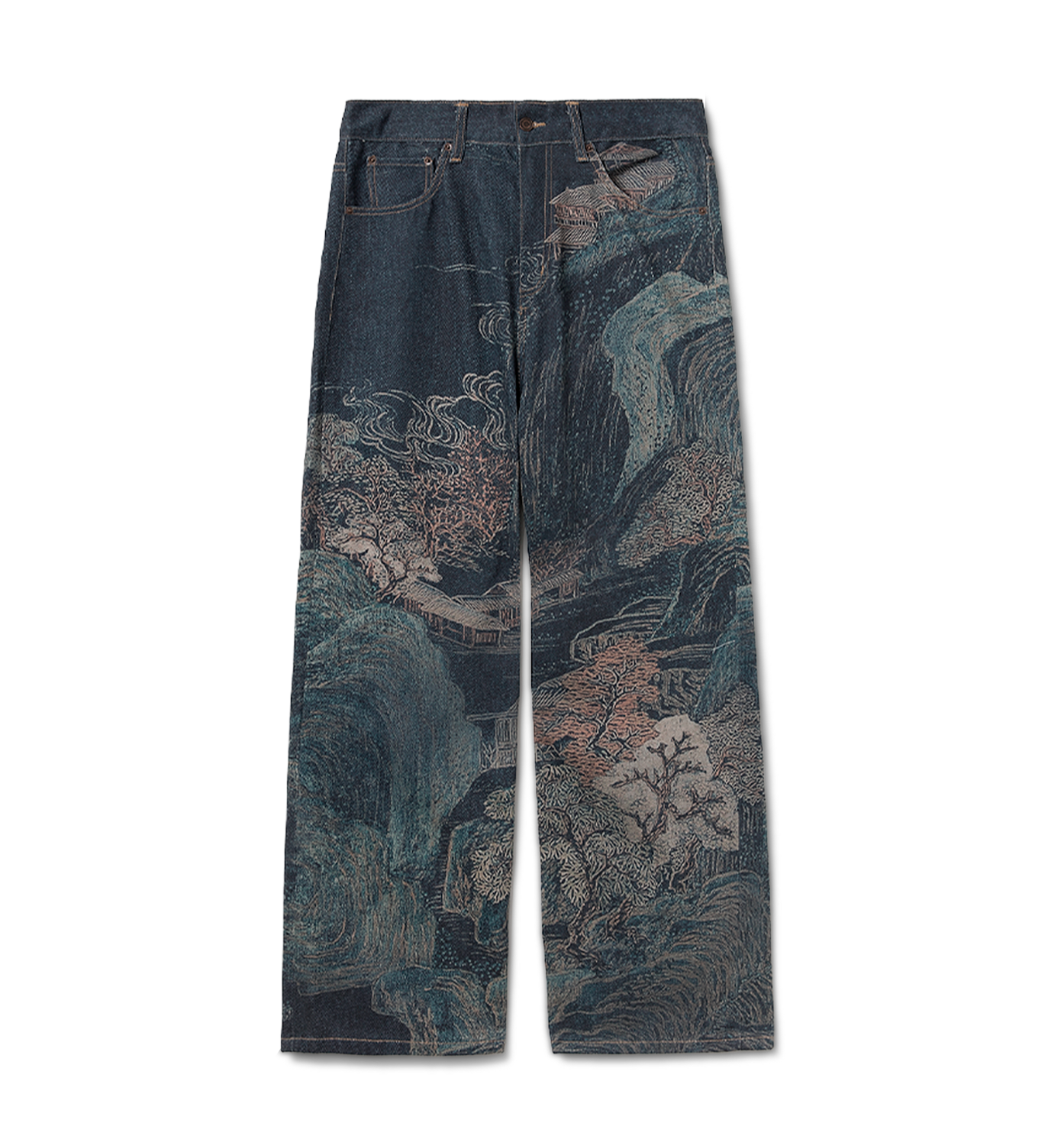TROMPE-L'ŒIL DENIM JEANS