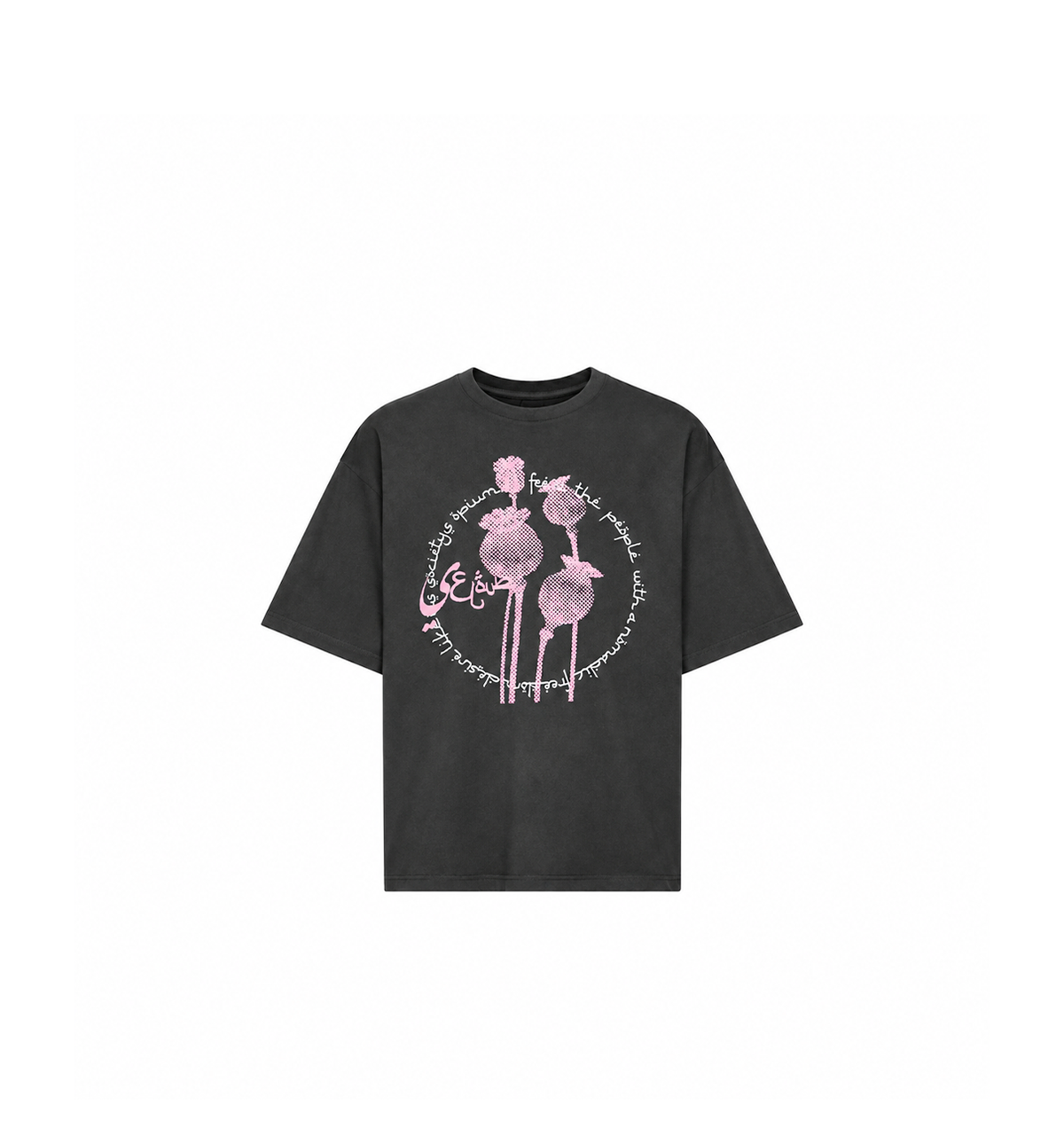 SOCIETY'S OPIUM BLACK T-SHIRT